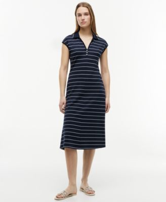 midi dress donkerblauw Boden Women's Tamsin Jersey Midi Dress in Blue