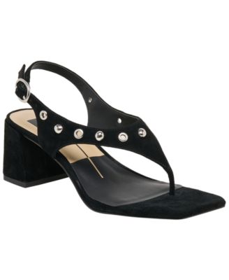 Women's Yves Studded Square Toe Thong Dress Sandals