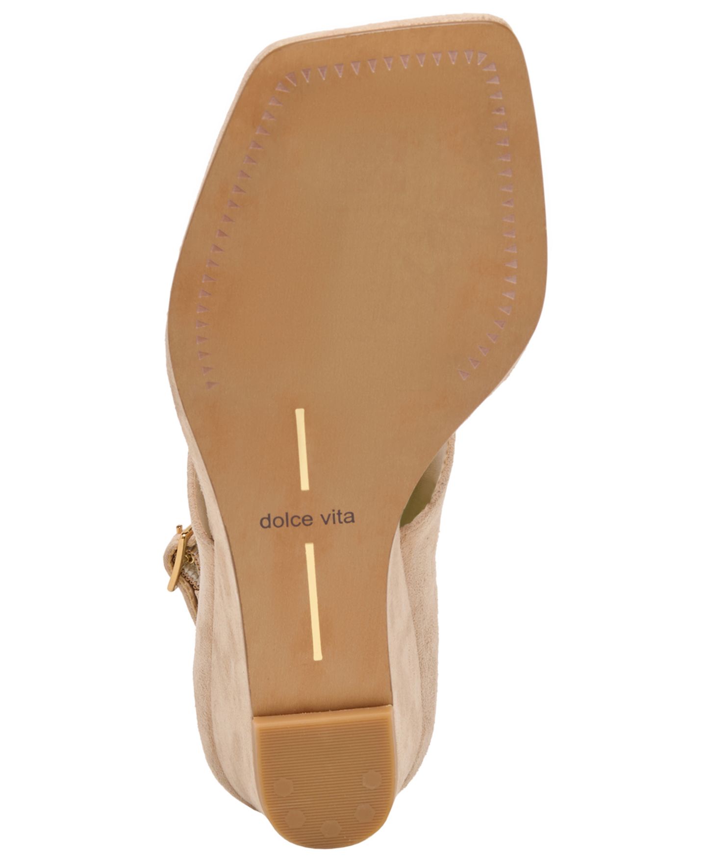 Женские сандалии Dolce Vita Quinny Strappy Wedge, цвет: Замшевый — фото 5