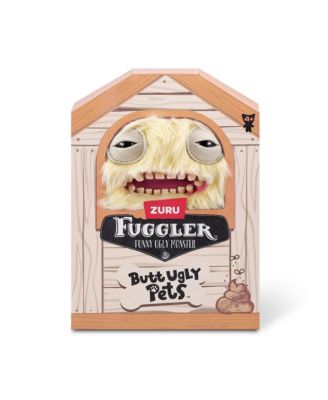 Butt Ugly Pets Mr Buttons Golden Retriever Brown Funny Ugly Monster Plush Toy 9 Inch