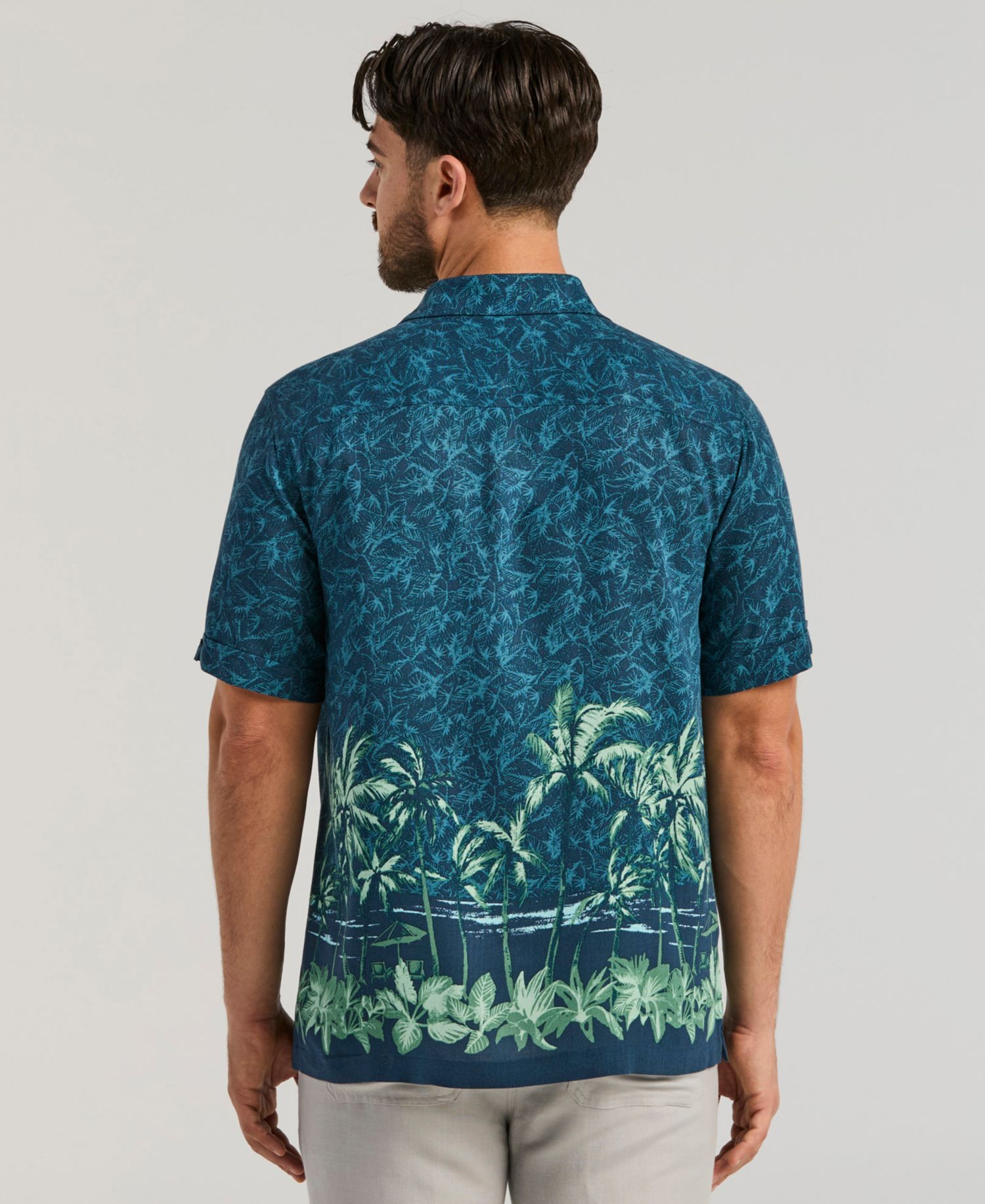Men's Tropical Horizon Print Shirt