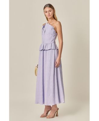 Women's Ruffled Tube Top Dress