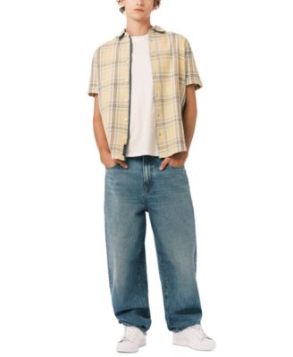 Men's Sulian Short-Sleeve Plaid Shirt