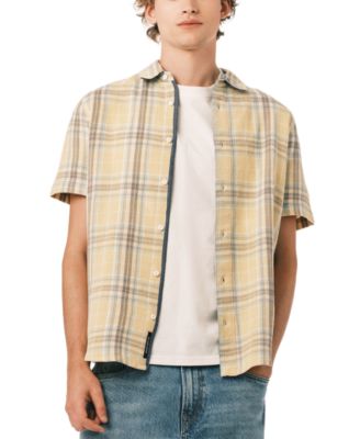 Men's Sulian Short-Sleeve Plaid Shirt