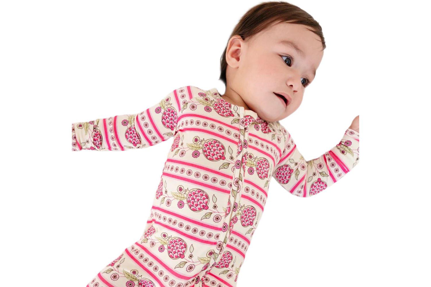 Baby Girl's Pomegranate Soiree Bamboo Sleeper