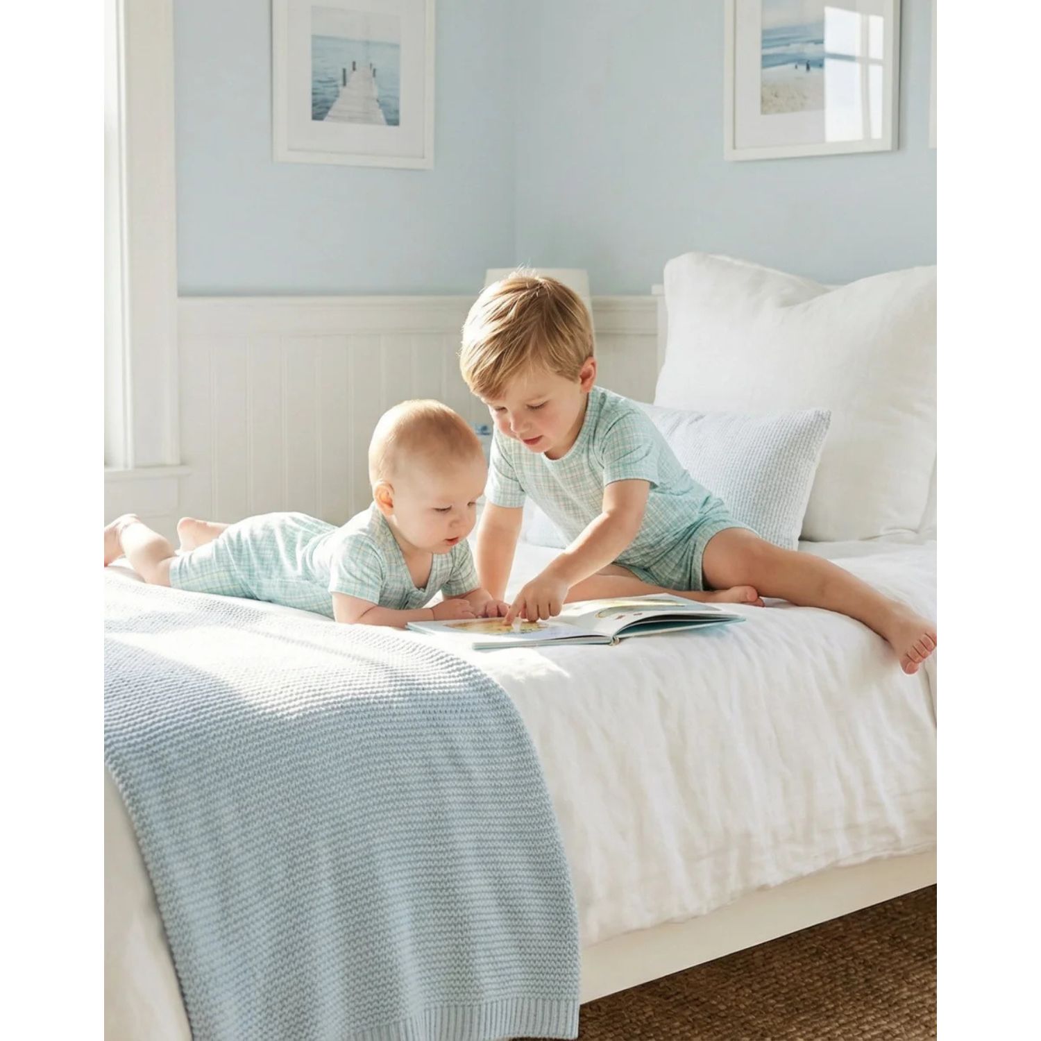 Baby Boys Picnic Bamboo Sleeper