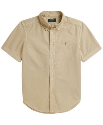 Boys' 8-20 Garment-Dyed Oxford Shirt