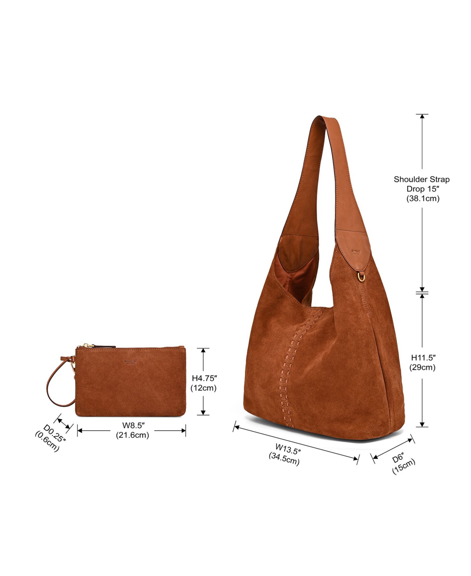 Hydrangea Medium Hobo Handbag