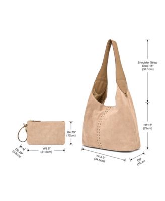 Hydrangea Medium Hobo Handbag