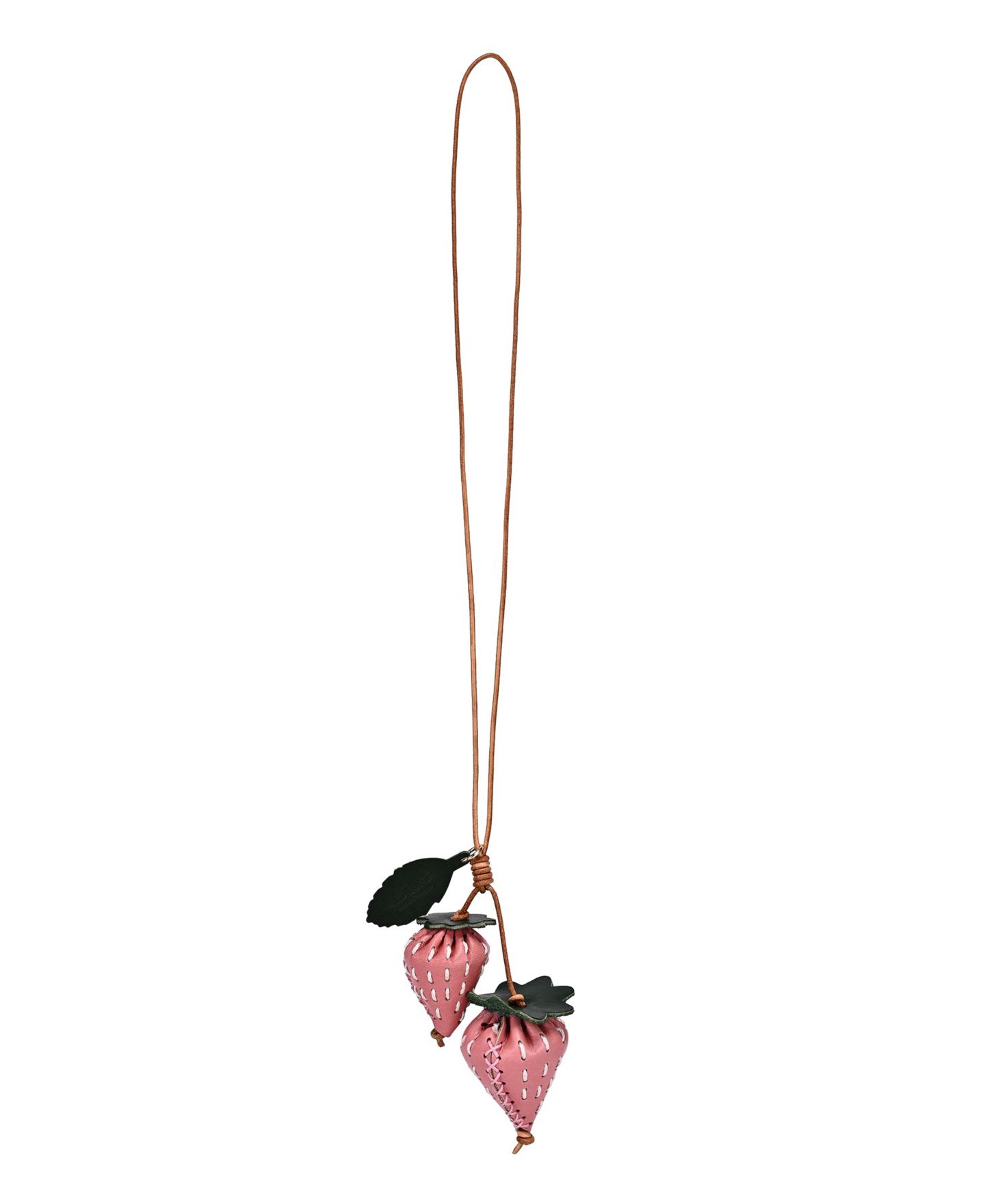 Женская сумка OLD TREND Strawberry Mini Handcrafted Botanical Fruit Charm, цвет: Розовый — фото 2