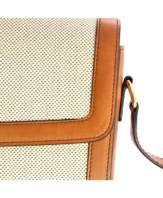 Medium Triomphe Shoulder Bag Canvas with Leather