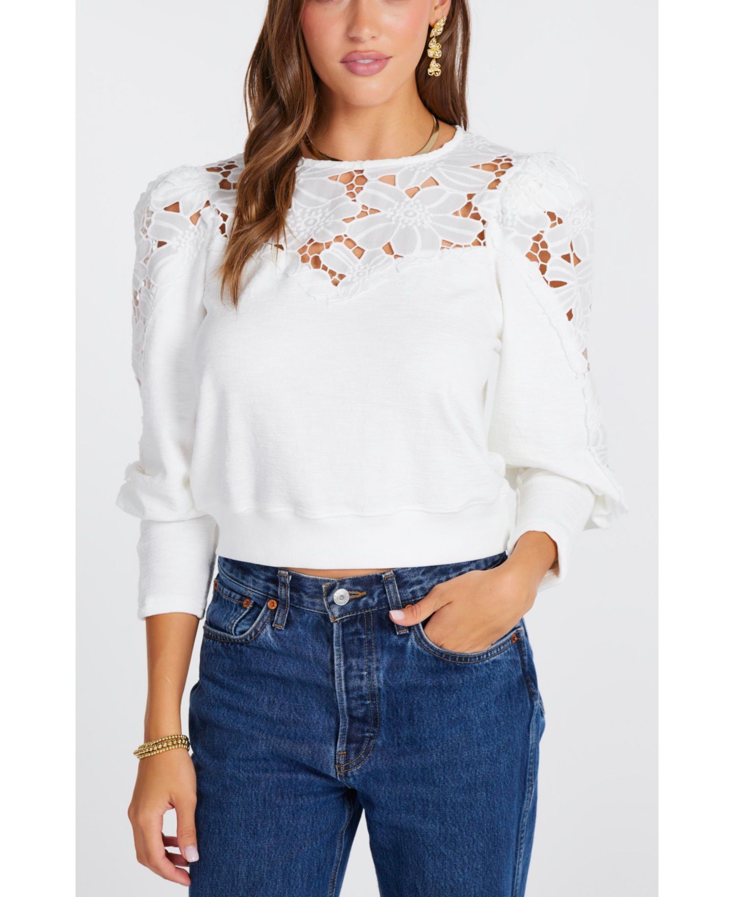 Women's Bishop + Young Flora Texture Pullover