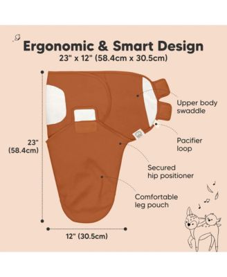 3pk Soothe Baby Swaddle, Organic Baby Swaddle Sleep Sacks, Newborn, Infant Swaddle Sack