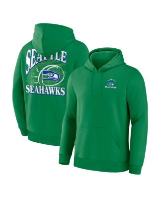 Men's Apple Green Seattle Seahawks Classic Scribble Legacy Fleece Hoodie