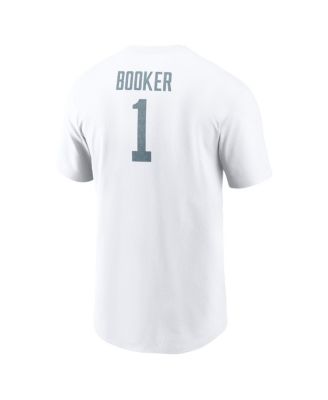 Men's Devin Booker White Kentucky Wildcats Alternate Denim Name & Number T-Shirt