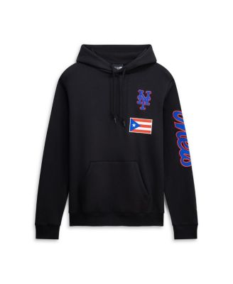 Men's Black New York Mets Puerto Rico Country Flag Hoodie