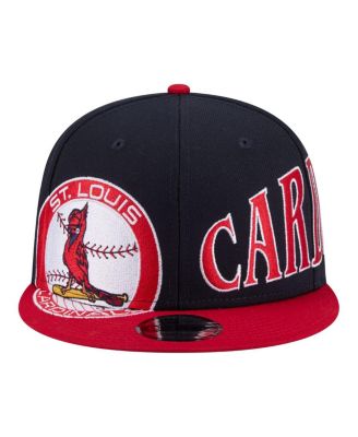 Men's Navy/Red St. Louis Cardinals Stretched Two-Tone 9FIFTY Adjustable Hat