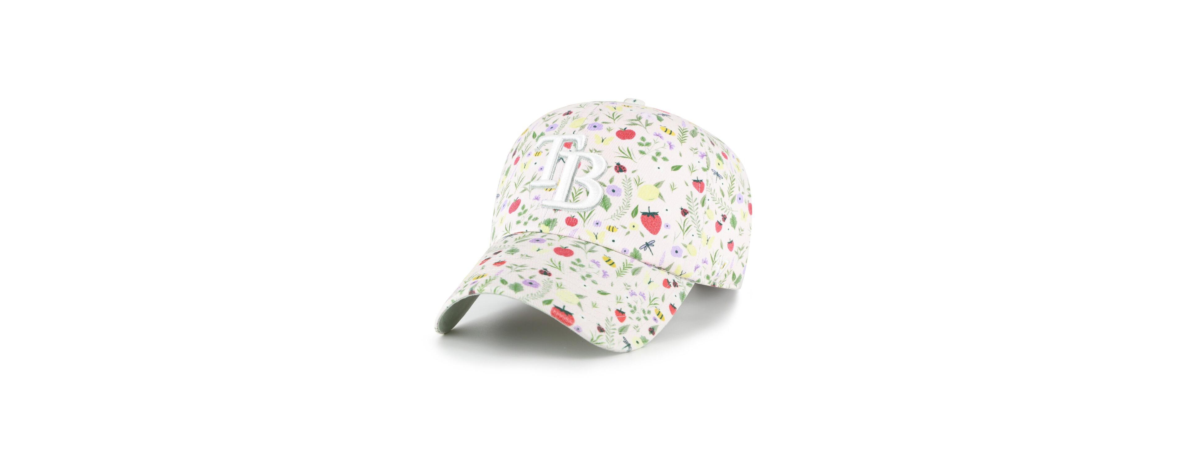 '47 Brand Big Girls Light Pink Tampa Bay Rays Posey Clean Up Adjustable Hat