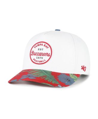 Men's White/Red Tampa Bay Buccaneers Beach Side Hitch Adjustable Hat