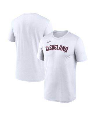 Men's White Cleveland Guardians New Legend Wordmark Dri-FIT T-Shirt