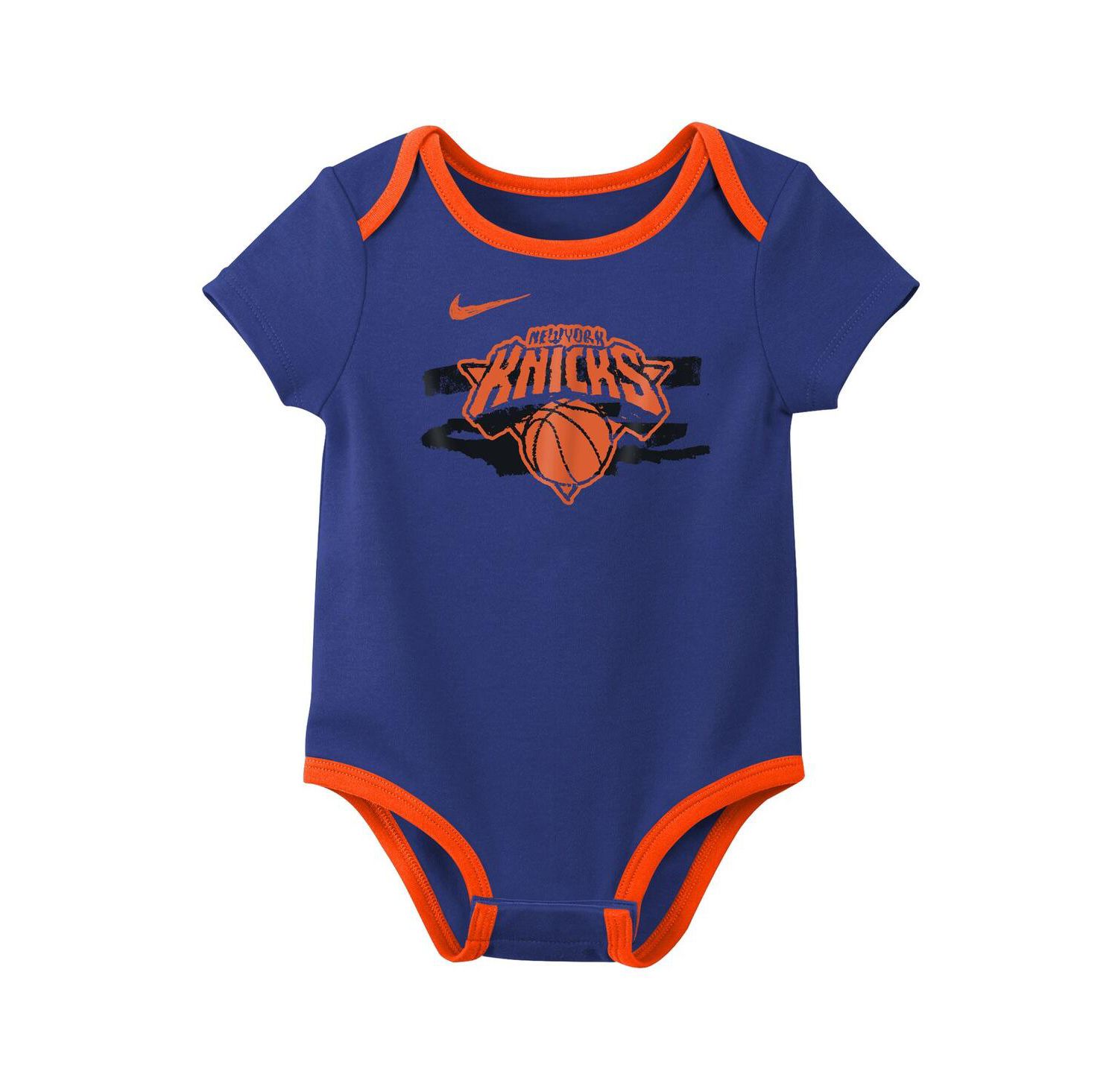 Baby Boys and Girls 2-Pack Blue New York Knicks Courtside Premier Bodysuit Set