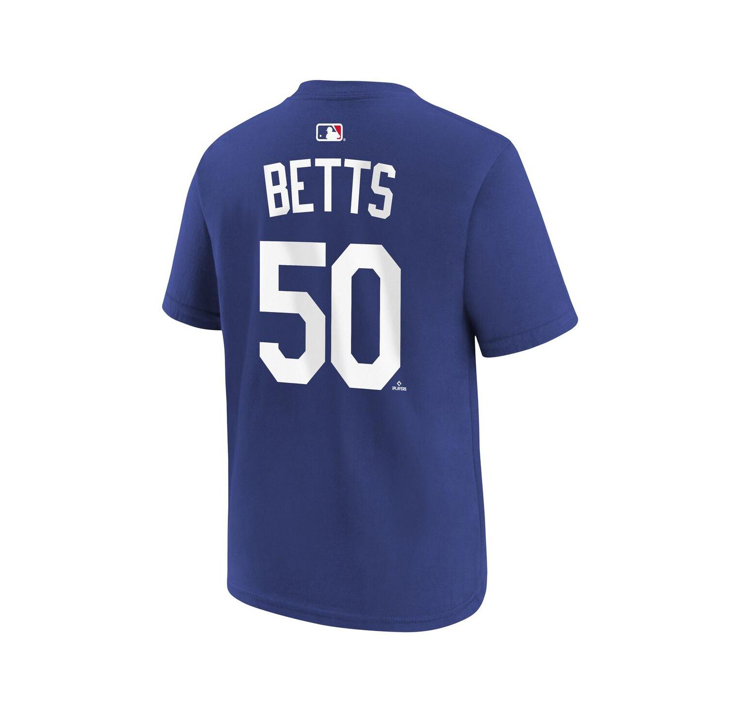 Big Boys and Girls Mookie Betts Royal Los Angeles Dodgers Name & Number T-Shirt