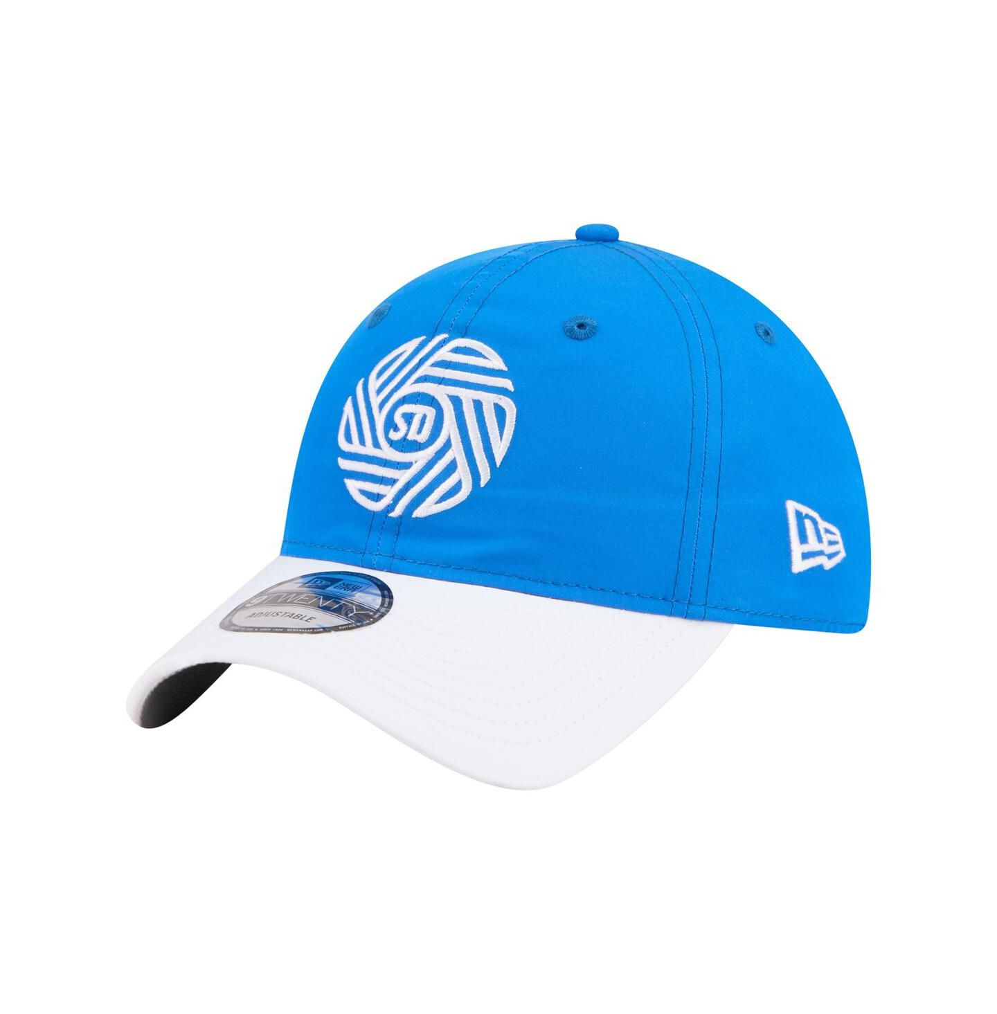 Мужские головные уборы New Era Blue San Diego FC 2026 Jersey Hook 9TWENTY Adjustable Hat — фото 3