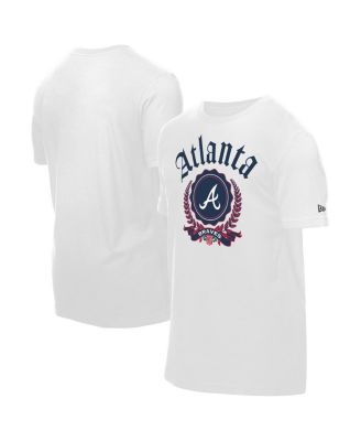 Men's White Atlanta Braves Fleur Domestic T-Shirt