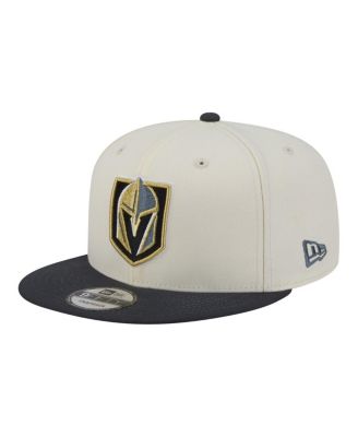 Men's White/Charcoal Vegas Golden Knights Injection Localized Two-Tone 9FIFTY Snapback Hat
