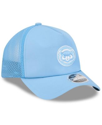 Men's Light Blue Chicago Cubs 2026 Batting Practice Alternate Apex 9FORTY Adjustable Hat