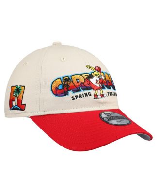 Big Boys and Girls Stone/Red St. Louis Cardinals 2026 Spring Training Fan Pack Batter 9TWENTY Adjustable Hat
