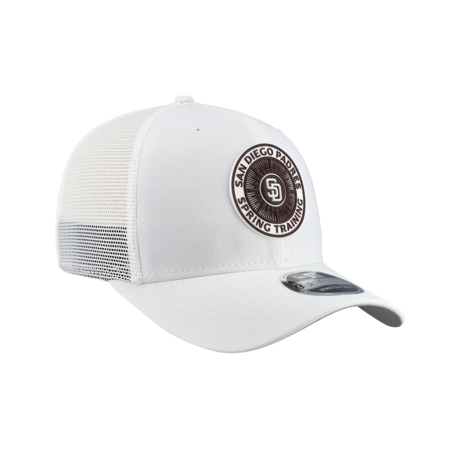 Men's White San Diego Padres 2026 Spring Training Fan Pack 9SEVENTY Adjustable Trucker Hat