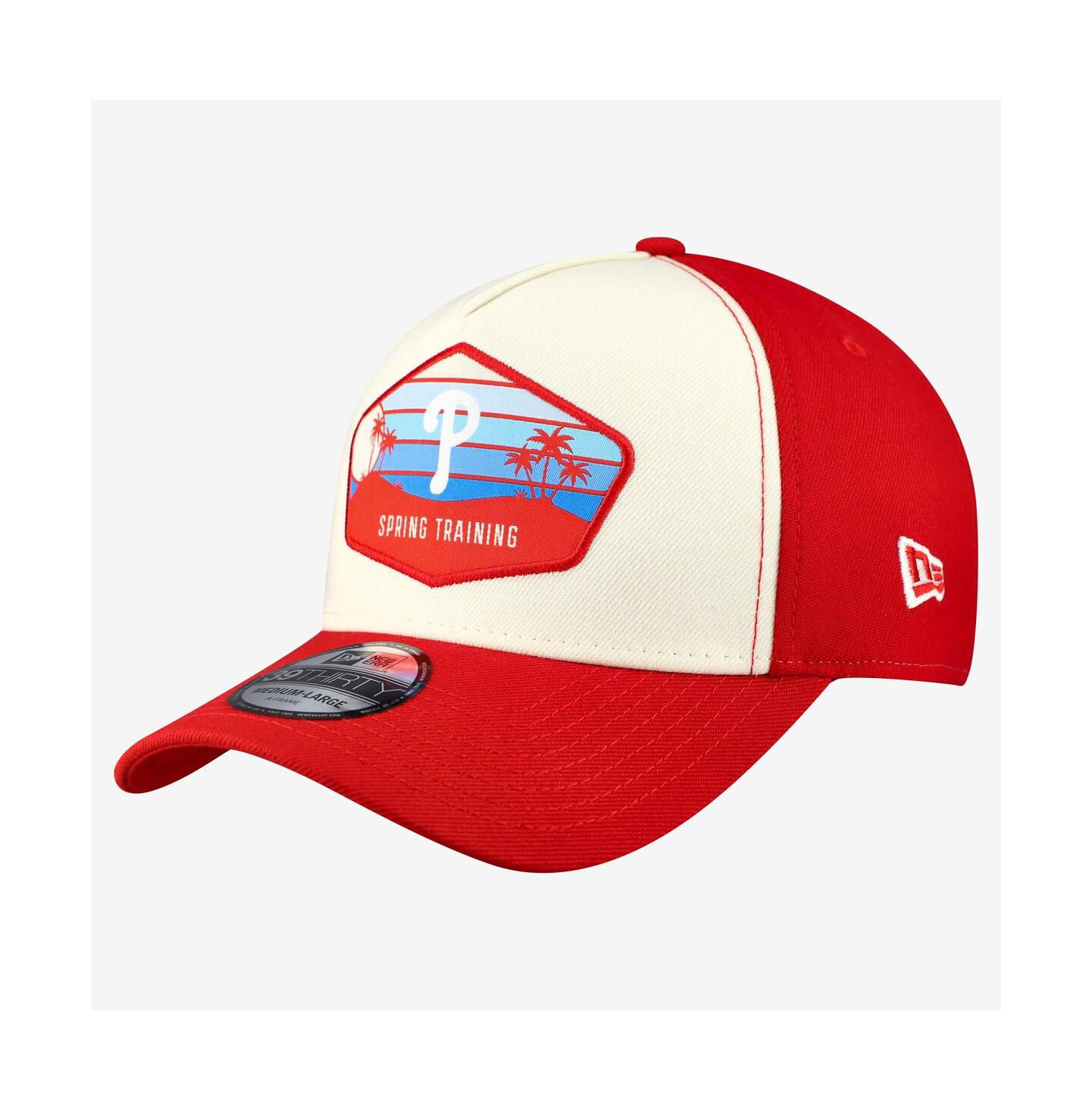 Мужские головные уборы New Era Stone Philadelphia Phillies 2026 Spring Training Fan Pack Gradient 39THIRTY Flex Hat — фото 1