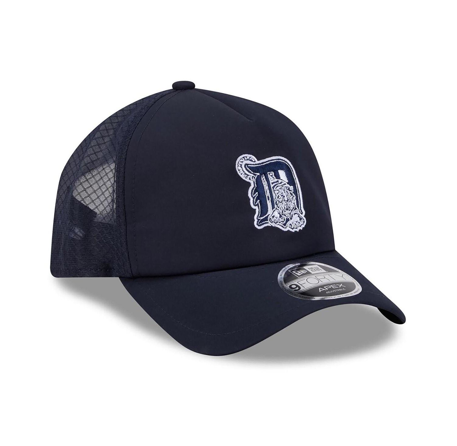 Men's Navy Detroit Tigers 2026 Batting Practice Alternate Apex 9FORTY Adjustable Hat