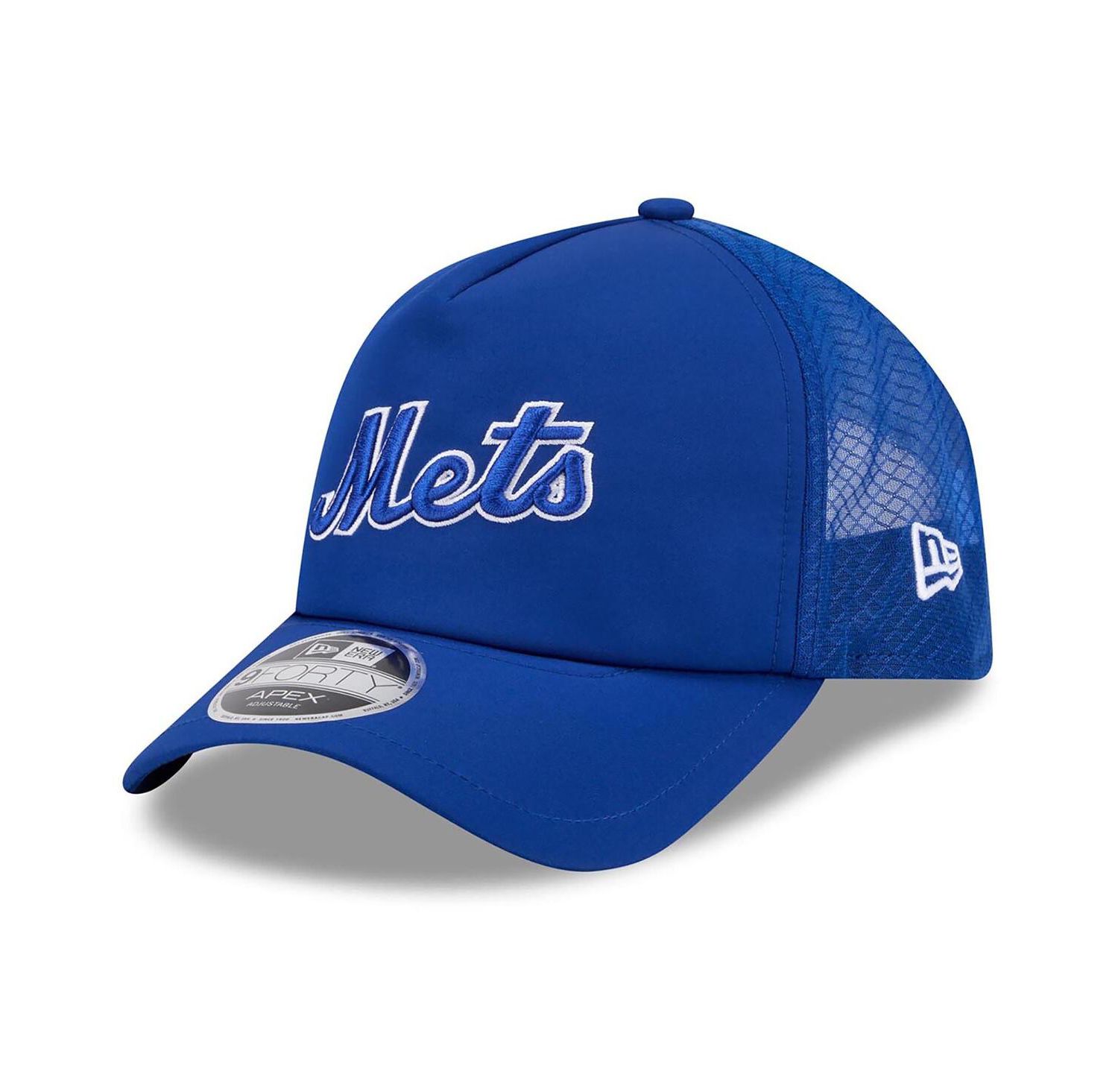 Men's Royal New York Mets 2026 Batting Practice Alternate Apex 9FORTY Adjustable Hat