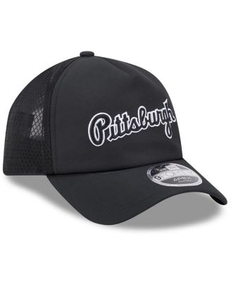 Men's Black Pittsburgh Pirates 2026 Batting Practice Alternate Apex 9FORTY Adjustable Hat