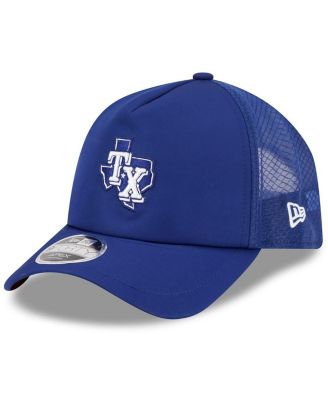 Men's Royal Texas Rangers 2026 Batting Practice Alternate Apex 9FORTY Adjustable Hat