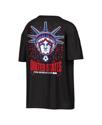 Men's Black USMNT FIFA World Cup 2026 Rally Oversized 2-Hit T-Shirt