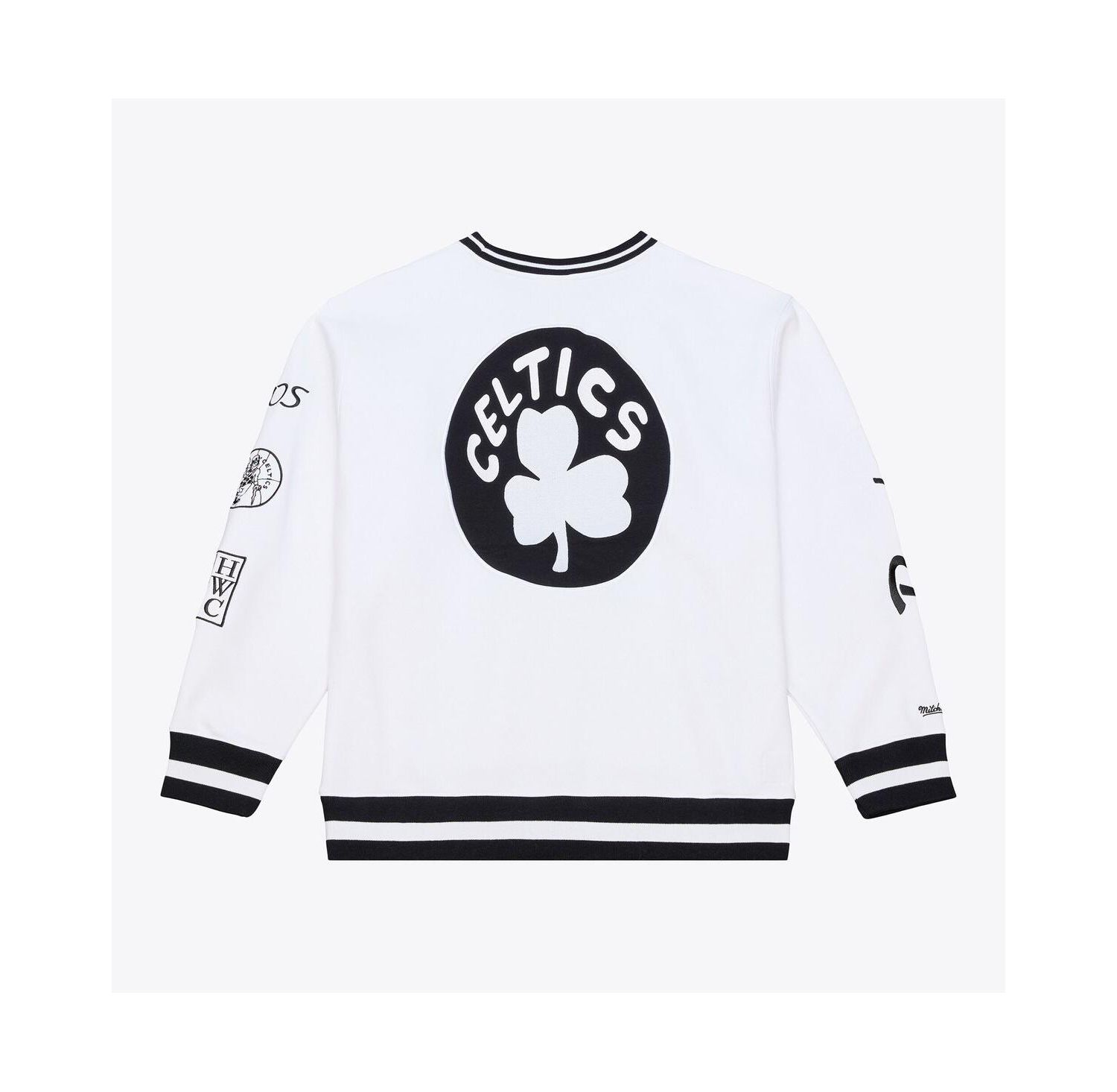 Men's White Boston Celtics Arctic Fleece Sweatshirt