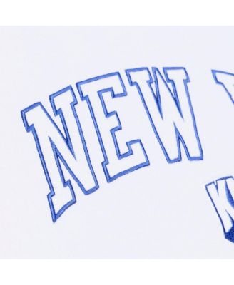 Men's White New York Knicks Arctic Fleece Sweatshirt