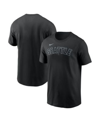 Men's Black Seattle Mariners Alternate Wordmark T-Shirt