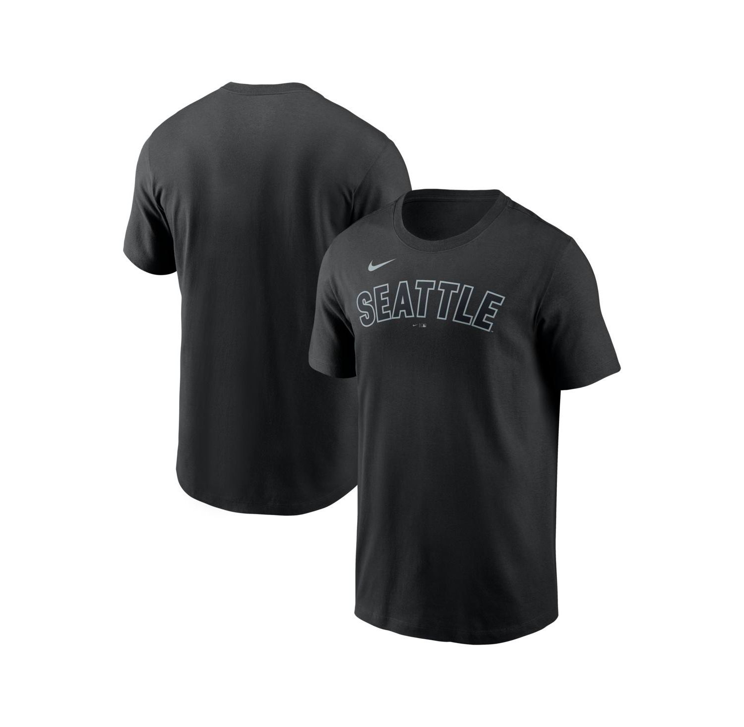 Men's Black Seattle Mariners Alternate Wordmark T-Shirt