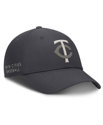 Men's Anthracite Minnesota Twins Club Dri-FIT Adjustable Hat