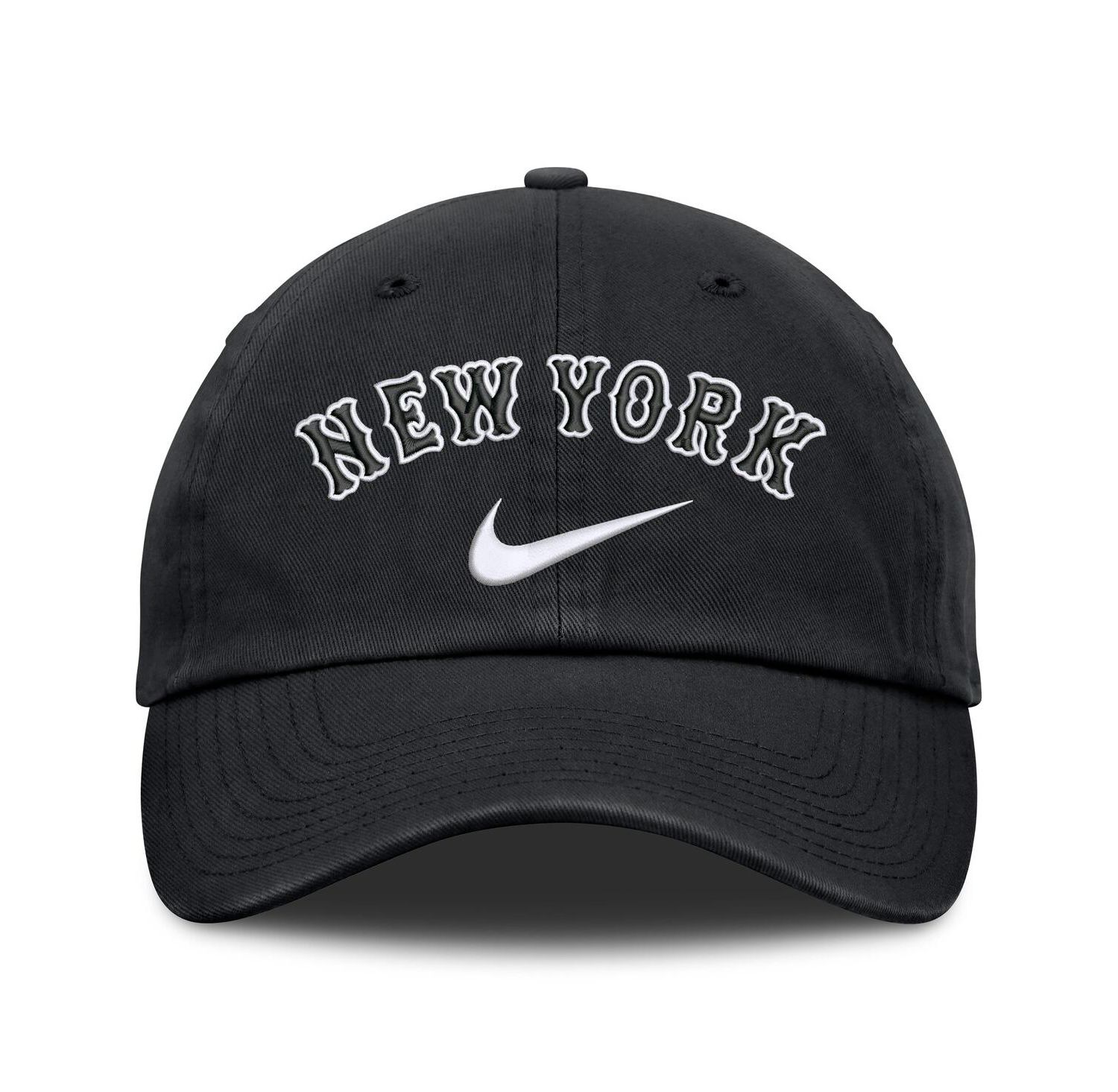 Men's Black New York Mets Primetime Club Adjustable Hat