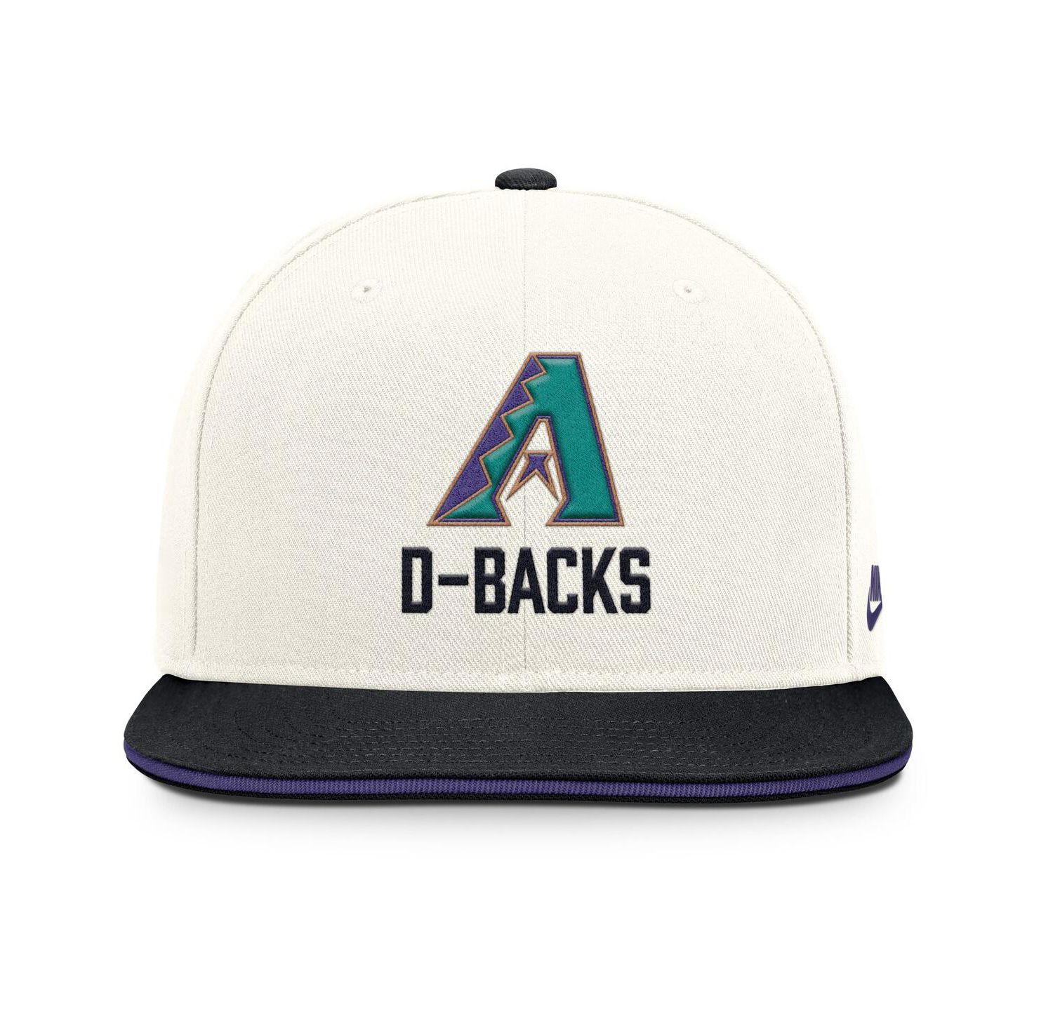 Men's Cream/Black Arizona Diamondbacks Cooperstown Pro Dri-FIT Snapback Hat