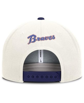 Men's Cream/Royal Atlanta Braves Cooperstown Pro Dri-FIT Snapback Hat