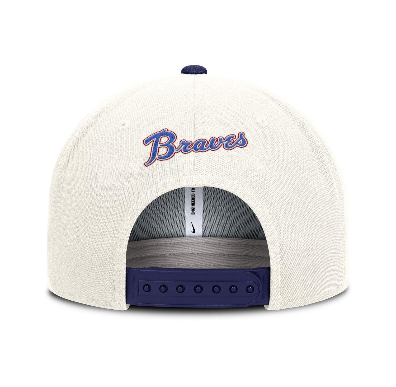 Men's Cream/Royal Atlanta Braves Cooperstown Pro Dri-FIT Snapback Hat