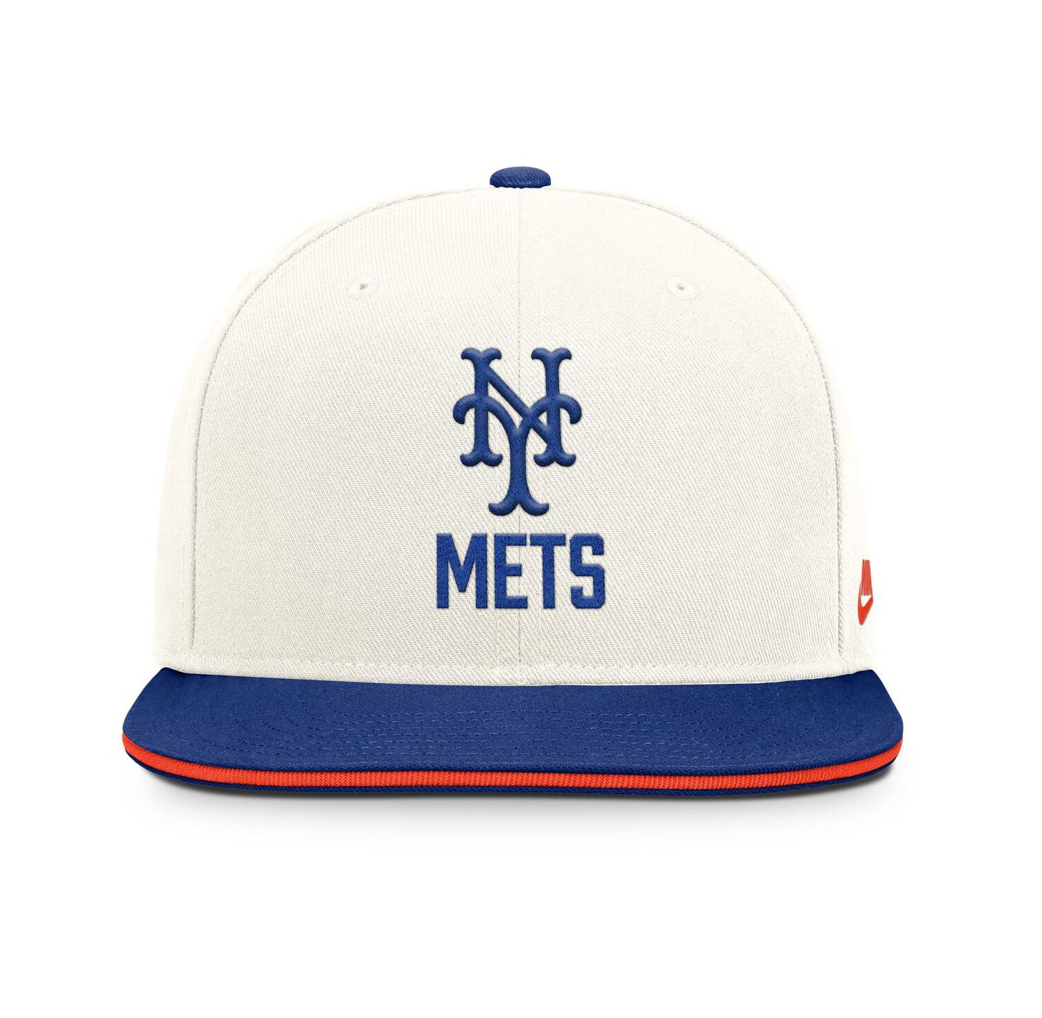 Men's Cream/Royal New York Mets Cooperstown Pro Dri-FIT Snapback Hat