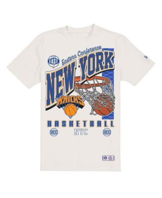 Men's Cream New York Knicks Oversized City Edition Remix Vintage T-Shirt