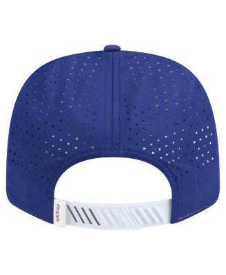 Men's White/Royal Texas Rangers Established Patch 9SEVENTY Adjustable Hat